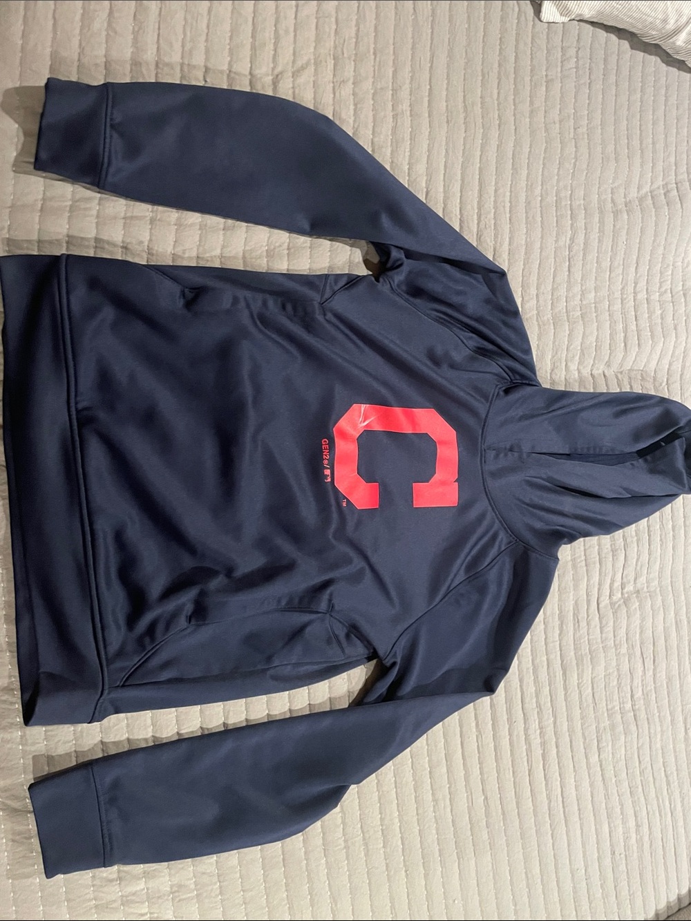 Genuine Merchandise Navy Hoodie with Red 'C' Logo